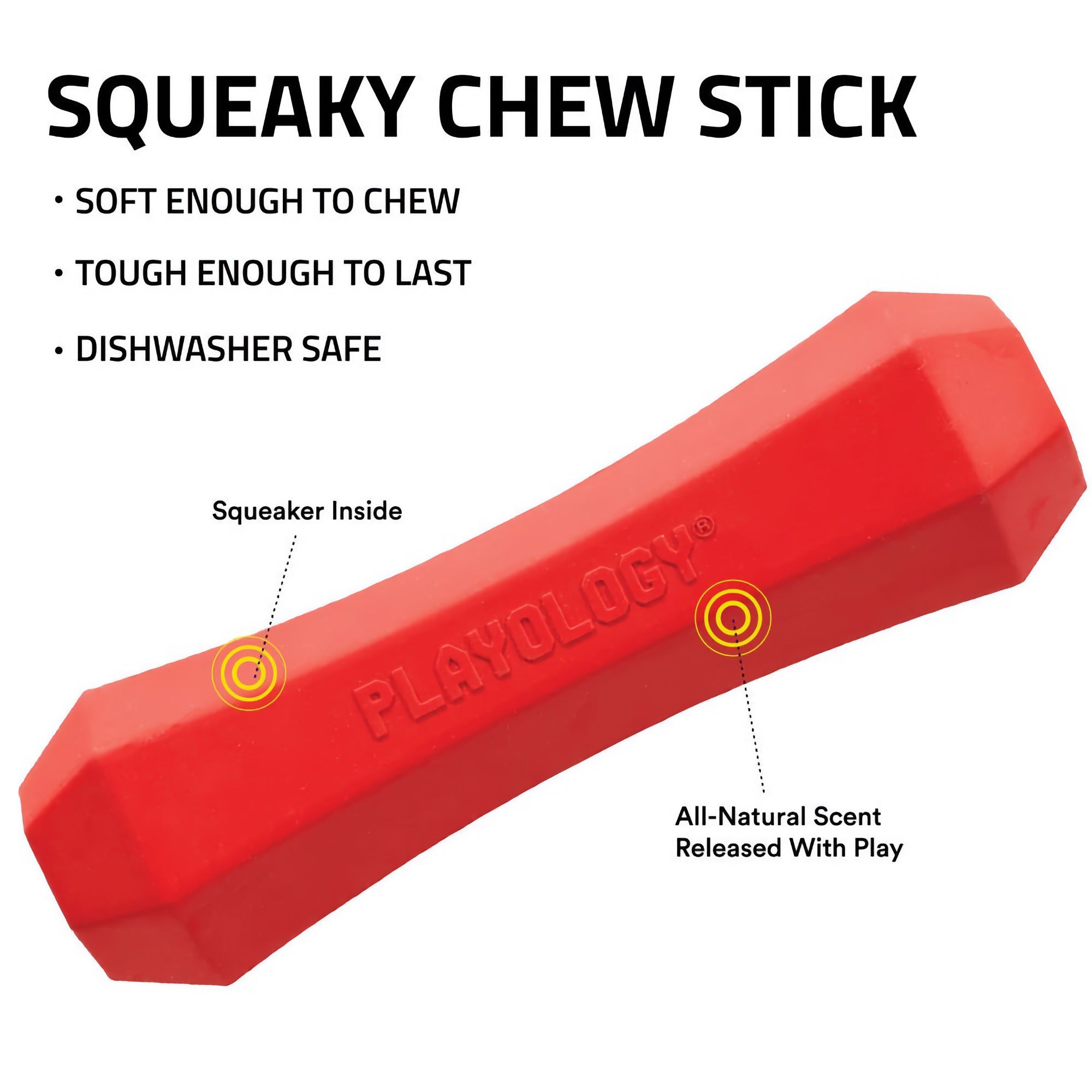 Squeaky Inflatable Sticks Playology Squeaky Stick – Kiwi Canine